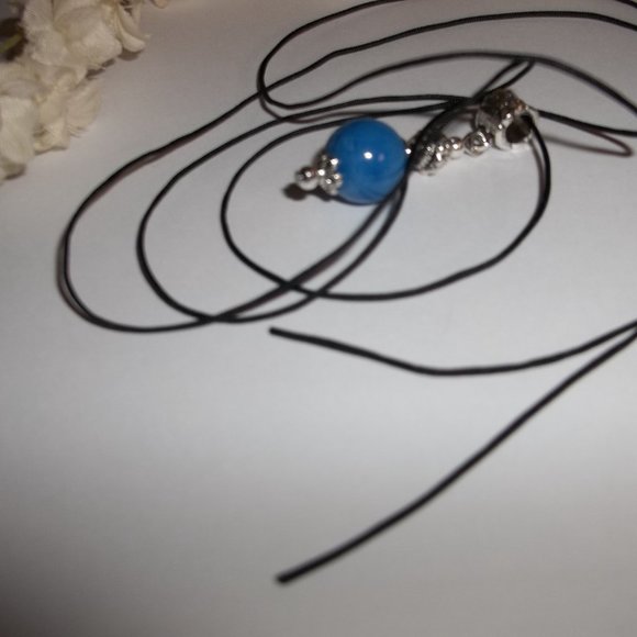 Necklace, Beaded Necklace, Handmade Necklace, Blue Necklace, Necklace, NWT 7840 - Picture 5 of 9